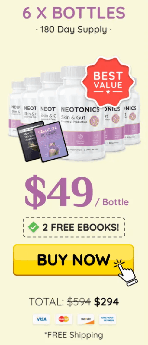 Neotonics price 6 bottle