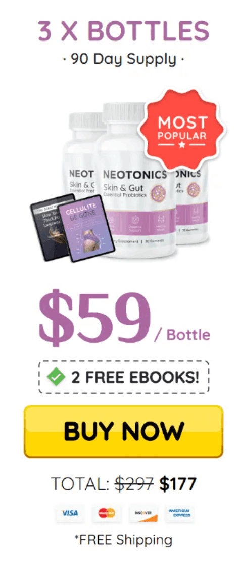 Neotonics  price 3 bottle